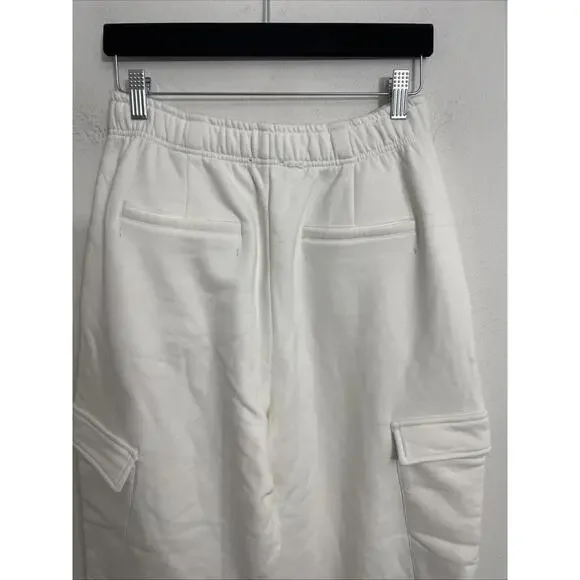 SALLY LAPOINTEcotton JOGGERS Off White size M NWT $290msrp